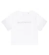 Givenchy Ruffle-trimmed Cotton T-shirt In White