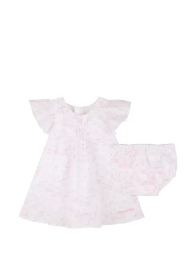 Givenchy Babies' Ruffled Dress In Pink