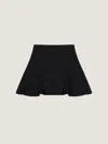 Givenchy Ruffled Mini Skirt In Wool