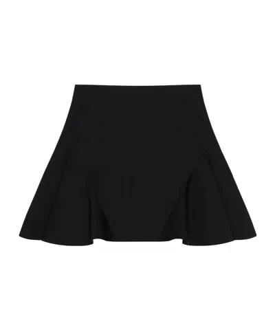 GIVENCHY RUFFLED MINI SKIRT IN WOOL