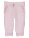 Givenchy Ruffled-pocket Joggers In Pink