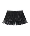 Givenchy Ruffled Shorts In Black