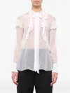 Givenchy Ruffled Silk-chiffon Blouse In White