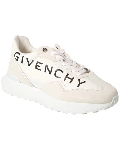 Givenchy Runner Canvas & Leather Sneaker In White