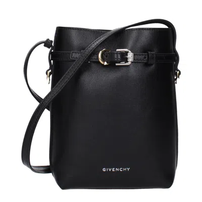 Givenchy Women's Voyou Crossbody Bag Leather Black