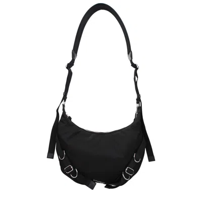 Givenchy Men's Voyou Crossbody Bag Nylon Black