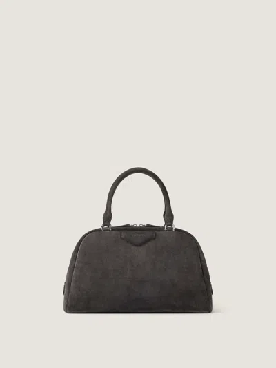 Givenchy Sac Antigona East-west Soft Medium En Suède In Gray