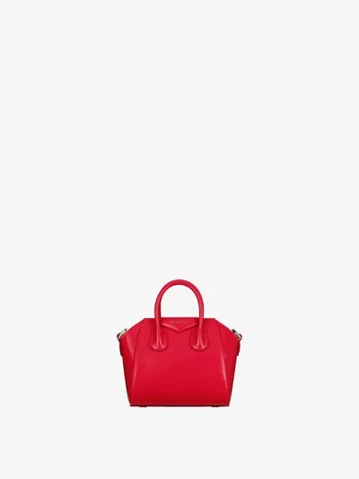 Givenchy Sac Antigona Micro En Cuir Box In Multicolor
