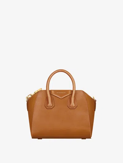 Givenchy Sac Antigona Mini En Cuir In Brown