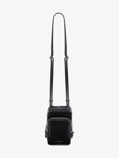 Givenchy Small Pandora Camera Bag In Shiny Leather In Multicolor