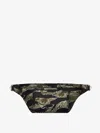 Givenchy Essential U Belt Bag In Nylon With Camo Print In Multicolor