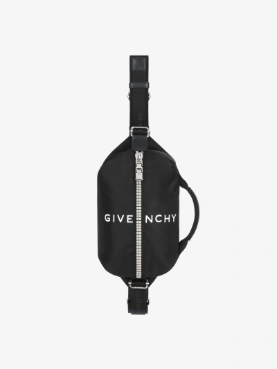 Givenchy Sac Ceinture G-zip En Nylon In Black