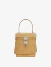 Givenchy Sac Seau Shark Lock En Suède Et Shearling In Multicolor
