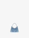 Givenchy Nano Voyou Bag In Washed Denim In Multicolor
