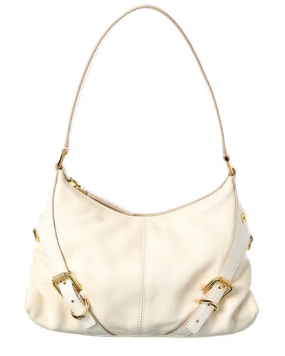 Givenchy Sac Voyou Nano Leather Shoulder Bag In Neutral