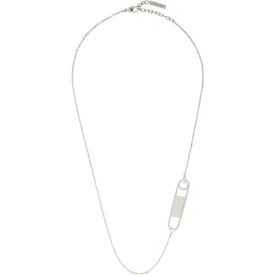 Givenchy Safety G Necklace In Metallic