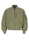 Givenchy Green Nylon Bomber Jacket In Green