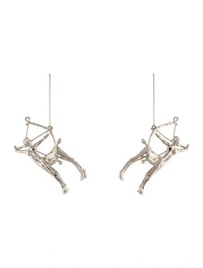 Pre-owned Givenchy Sagittarius Zodiac Drop Earrings In Multi