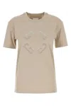Givenchy Sand Cotton T-shirt In Neutral