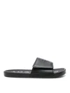 Givenchy Slide Scratch Flat Sandal In Black
