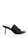 Givenchy G Cube 75mm Leather Mules In Black