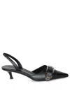 Givenchy Voyou 45 Leather Slingback Pumps