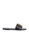Givenchy Lamb Leather Elegant Sandals In Black