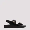 Givenchy Women Leather Sandals With 4g Metal Details In Black