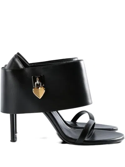 Givenchy Leather Heeled Sandals In Black