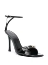 Givenchy 100mm Crystal-embellished Sandals In Black