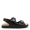 Givenchy Leather Sandals With 4g Buckles In Black