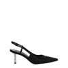 Givenchy Slim G-cube Crystal Embellished Pointed Toe Slingback Pump