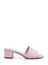 Givenchy Logo-print Canvas Mules In Pink