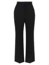 Givenchy Wool Trousers With High Waist And Wide Leg In Black