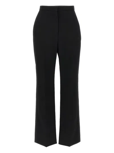 Givenchy Satin-band Wool Trousers In Black