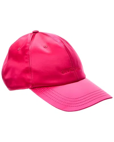 Givenchy Satin Cap In Pink