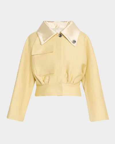 GIVENCHY SATIN COLLAR KIMONO JACKET
