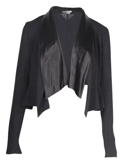 Pre-owned Givenchy Satin-collar Wool Jacket In Black