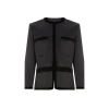 Givenchy Satin Jacket In Black