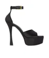 Givenchy 4g Liquid Logo Platform Sandal In Black