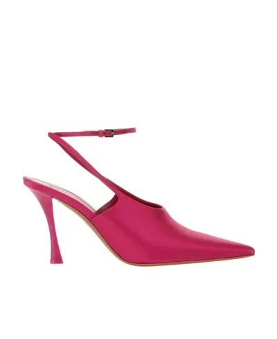 GIVENCHY GIVENCHY SATIN SHOW SLINBACK PUMPS