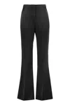 Givenchy Satin Trousers With Pockets In Blue