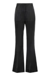 Givenchy Satin Trousers In Black