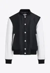 Givenchy Jacket Contrast Sleeves Ribbed Cuffs Pockets In Multicolor