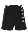 Givenchy Shorts In Wool And Mohair With Buttons In Black