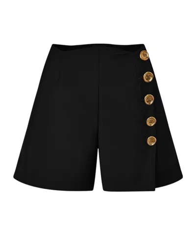 Givenchy Scaloped Shorts In Black