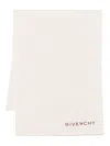Givenchy Embroidered Logo Design Scarf