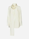 Givenchy Women Cream Silk Foulard Blouse In Cream