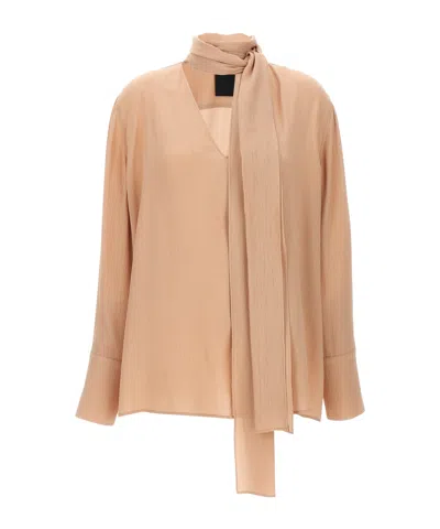 GIVENCHY GIVENCHY PUSSY BOW LONG-SLEEVED BLOUSE