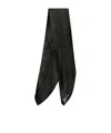 Givenchy Scarf In Leather In Black